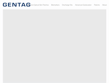 Tablet Screenshot of gentag.com